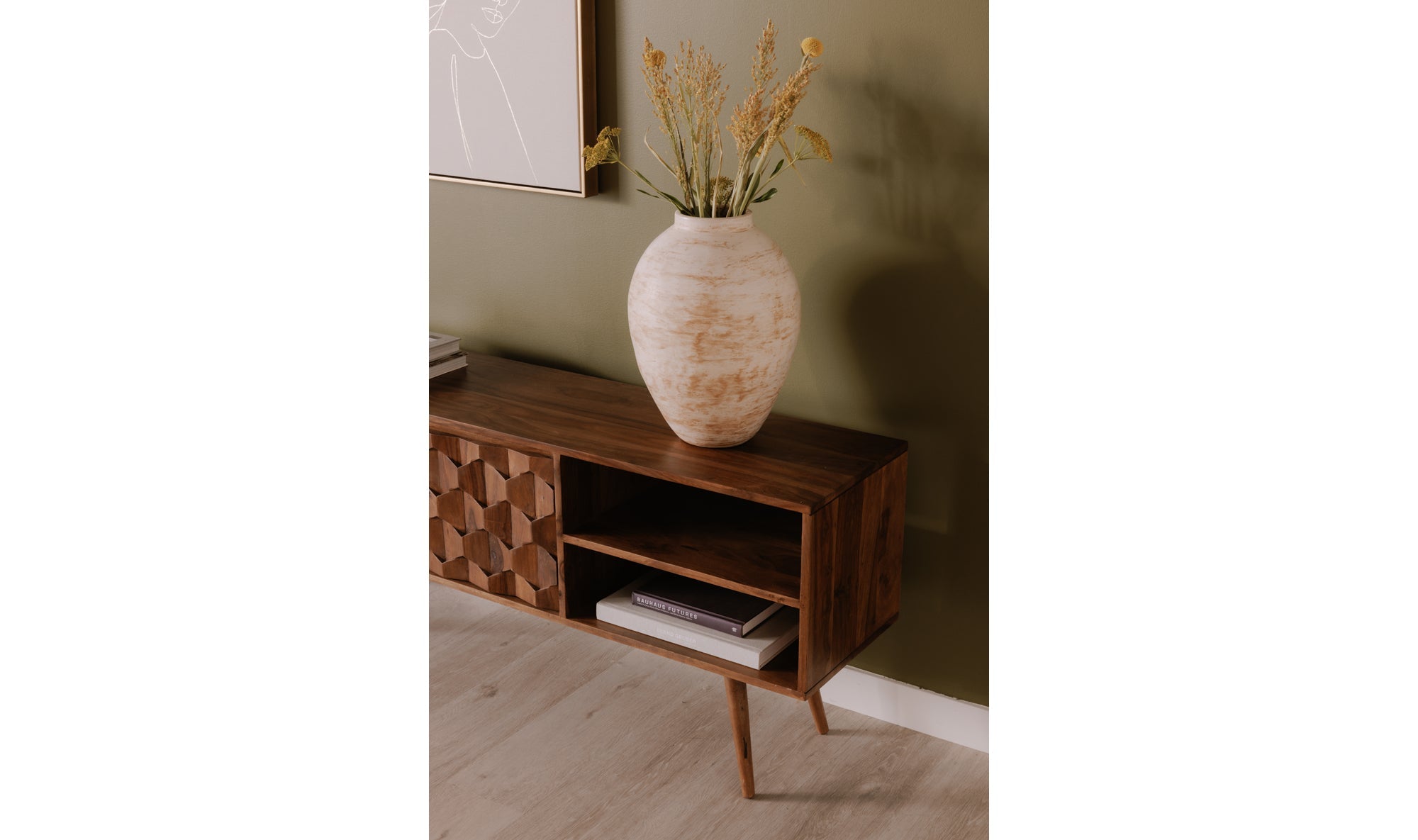 02 TV Cabinet Natural - Select Living Furniture - TV Stands - Moe's Home Collection - 02 TV Cabinet Natural -