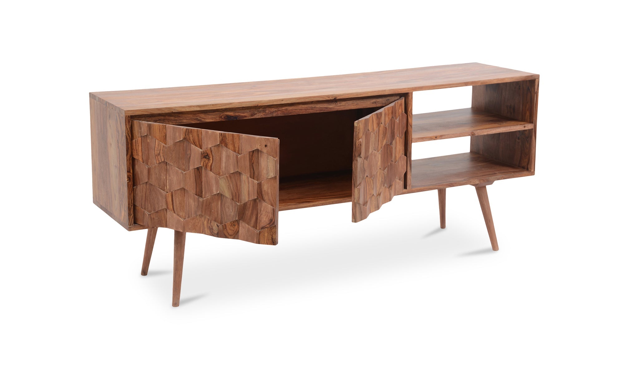 02 TV Cabinet Natural - Select Living Furniture - TV Stands - Moe's Home Collection - 02 TV Cabinet Natural -