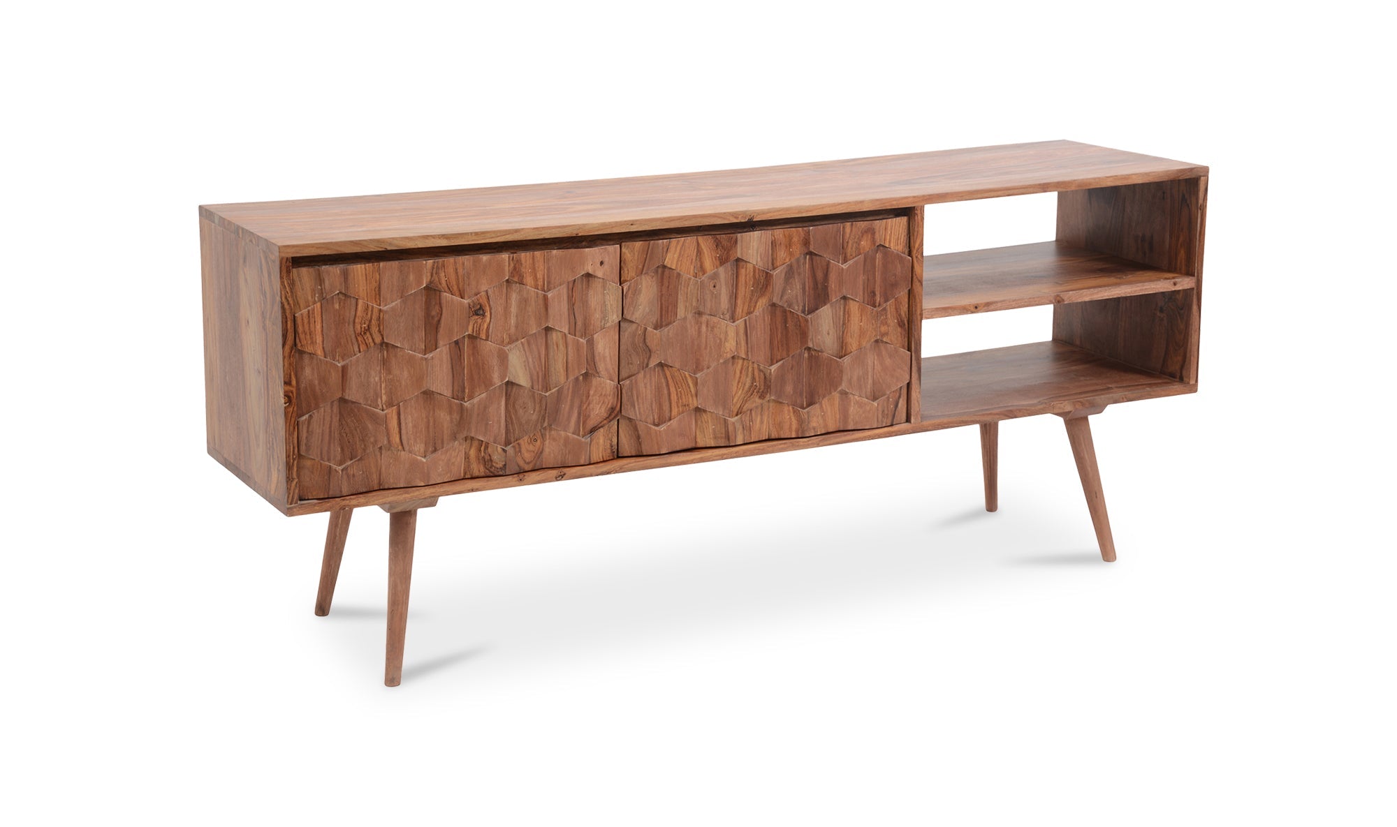 02 TV Cabinet Natural - Select Living Furniture - TV Stands - Moe's Home Collection - 02 TV Cabinet Natural -