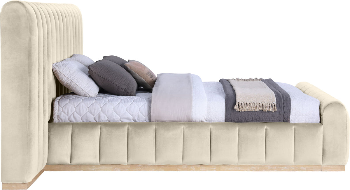 Amara - Velvet Upholstered Bed