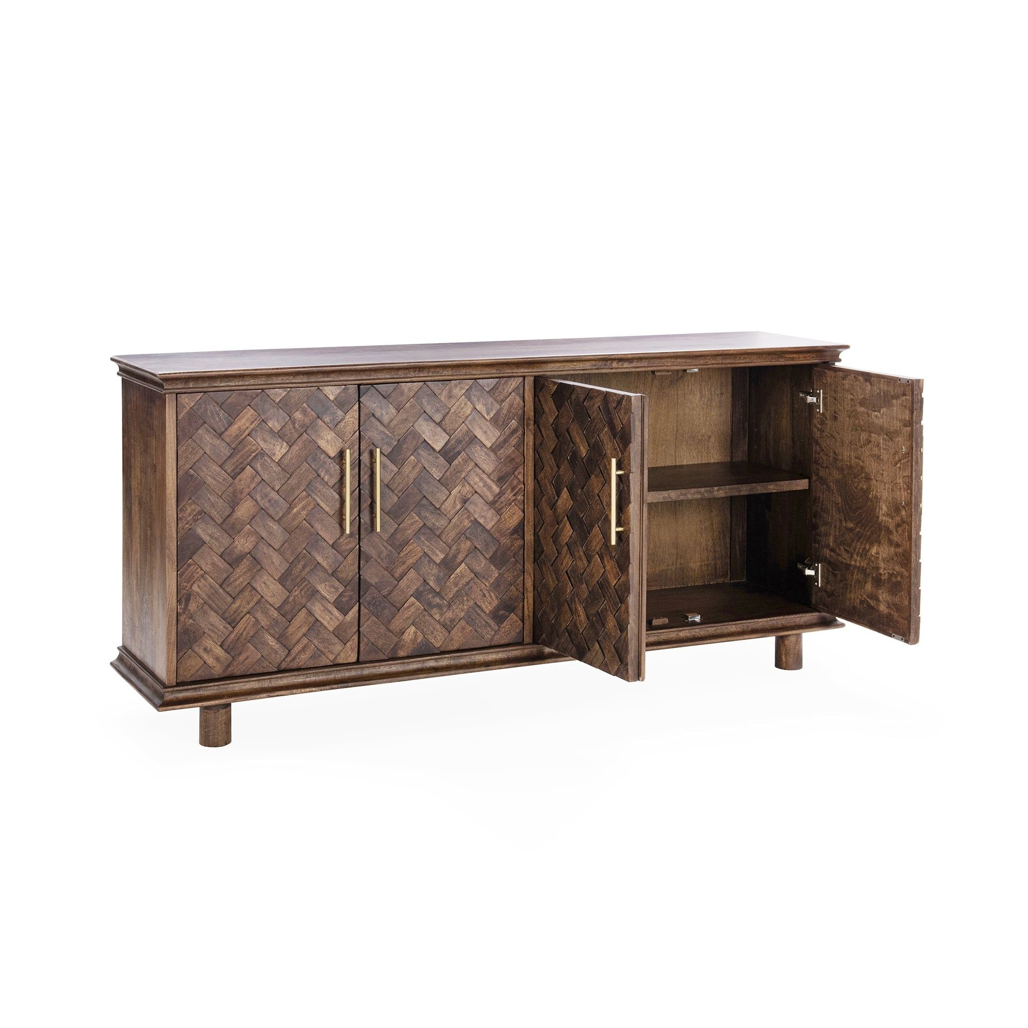 Shira - 4 Door Buffet - Kona Brown