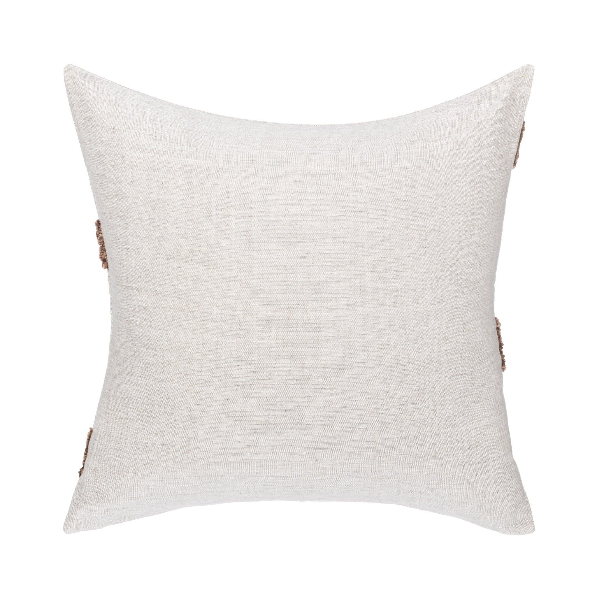 Lineage - Essay 22" x 22"Pillow - Frothed Brown
