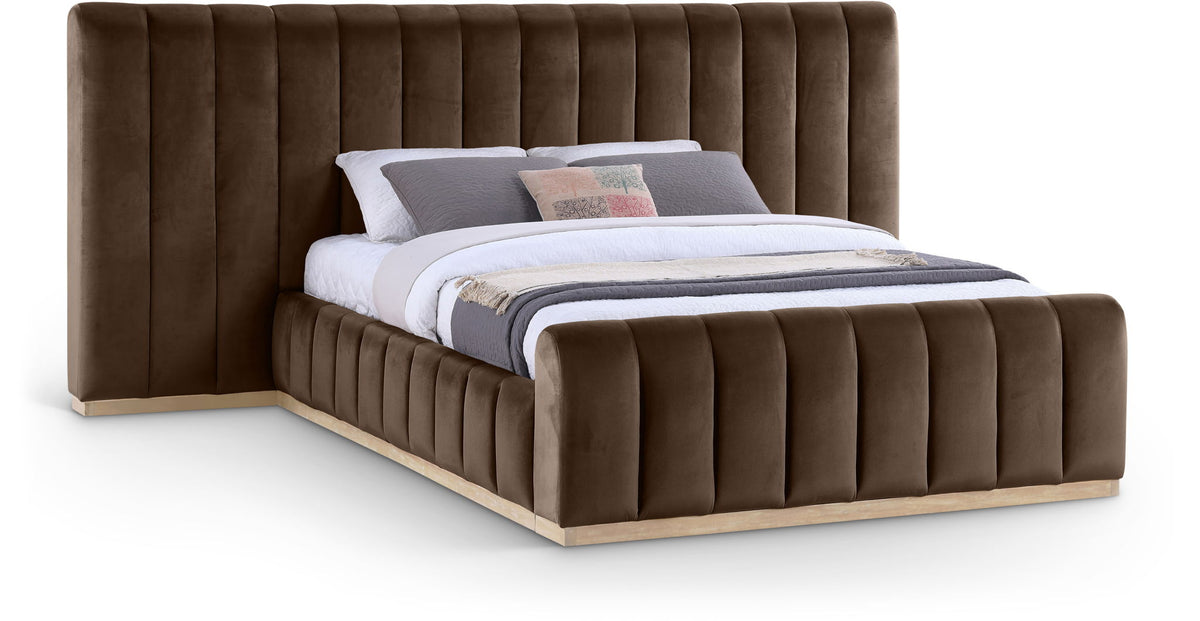 Amara - Velvet Upholstered Bed