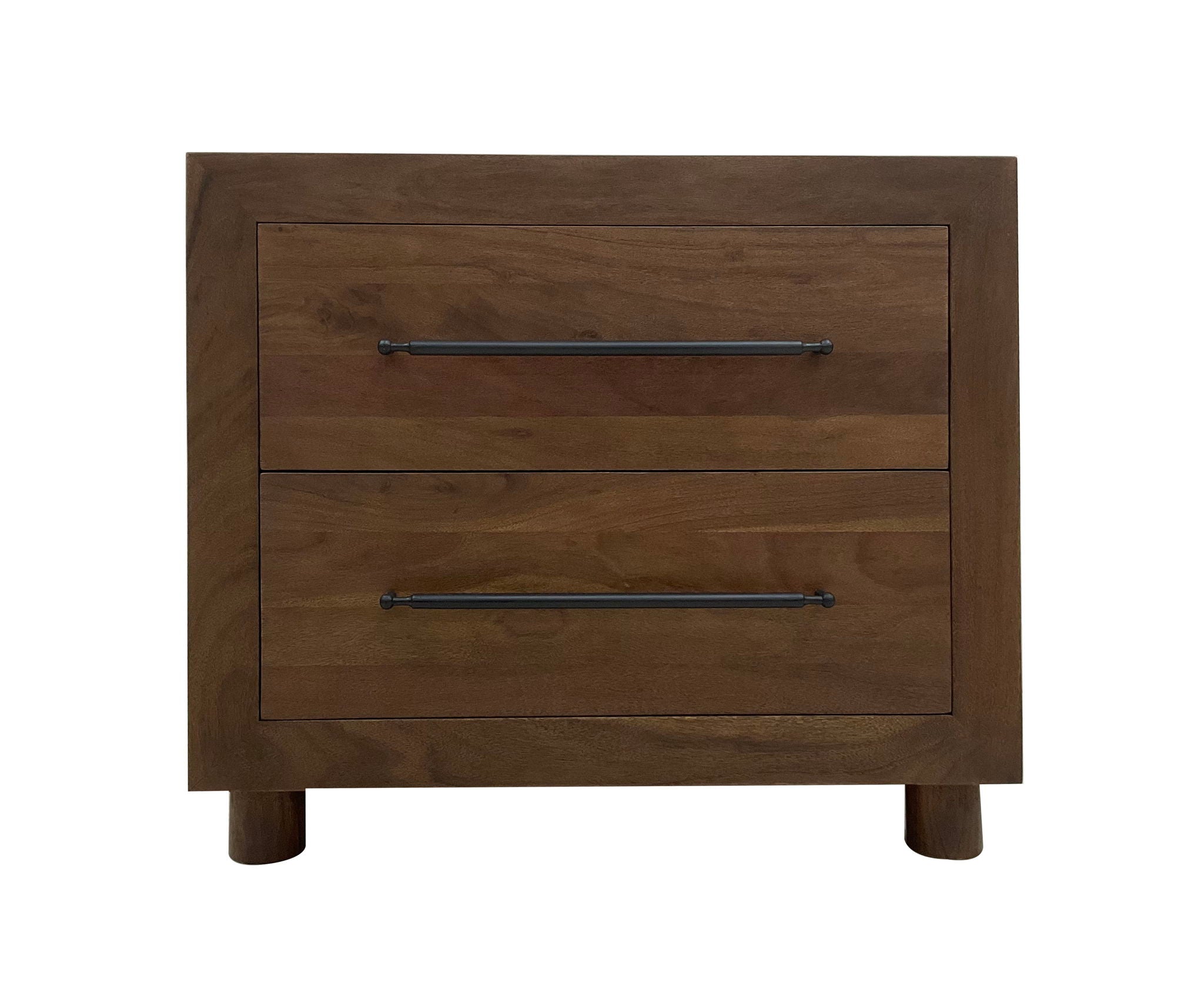 Jaxon - 2 Drawer Nightstand - Harvest Brown