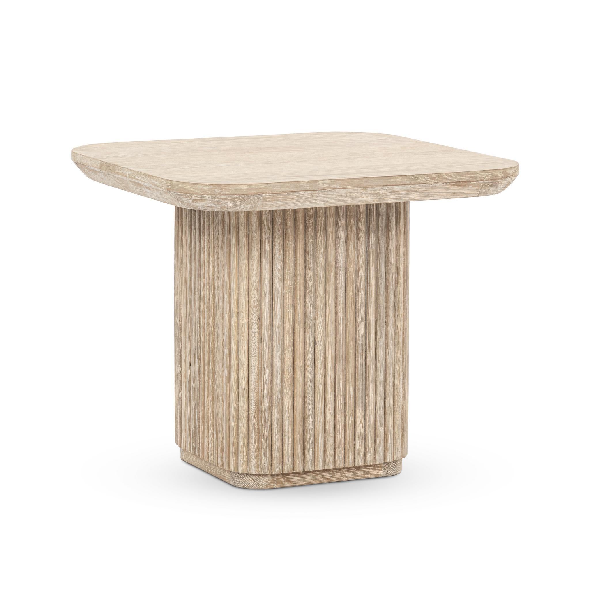 Vander - Solid Wood Square End Table
