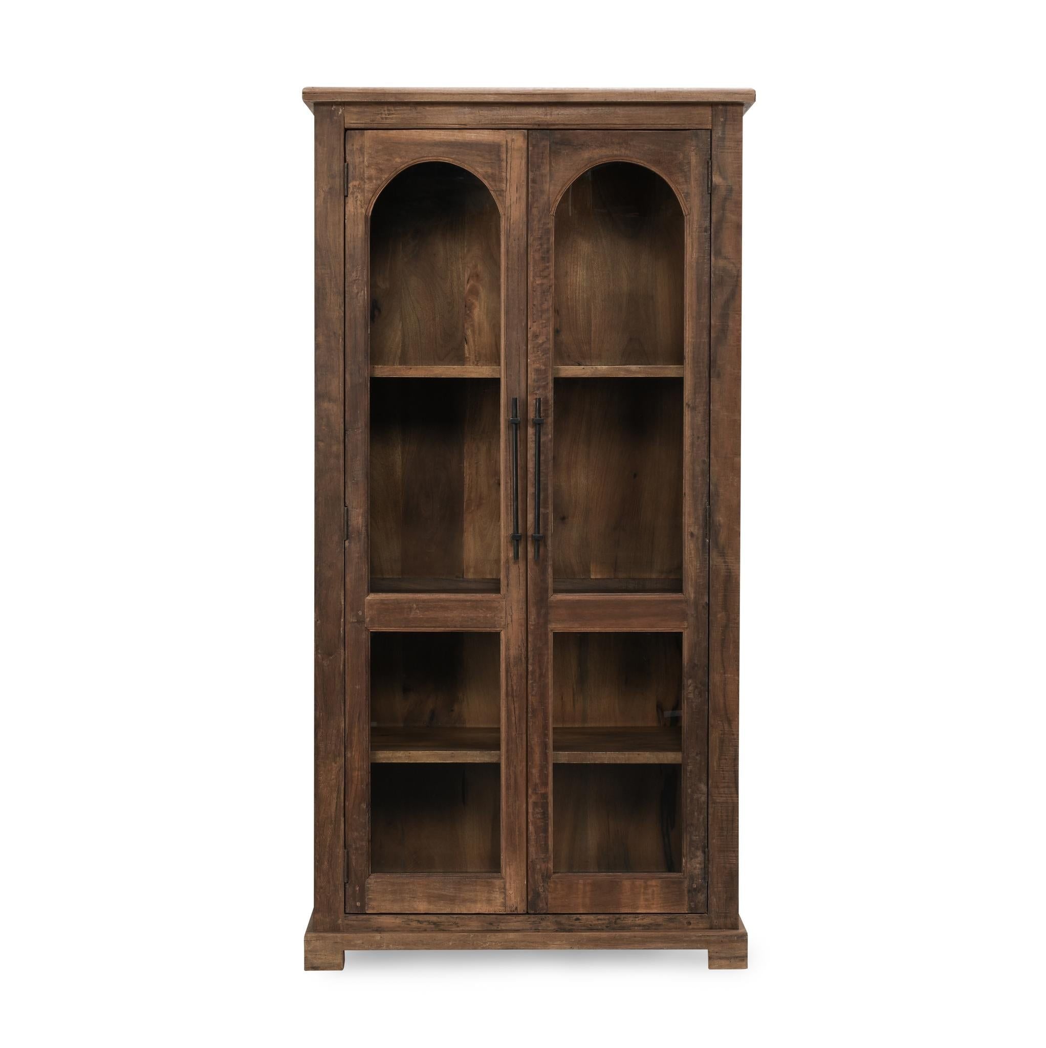 Zion - Reclaimed Wood Tall Cabinet - Natural