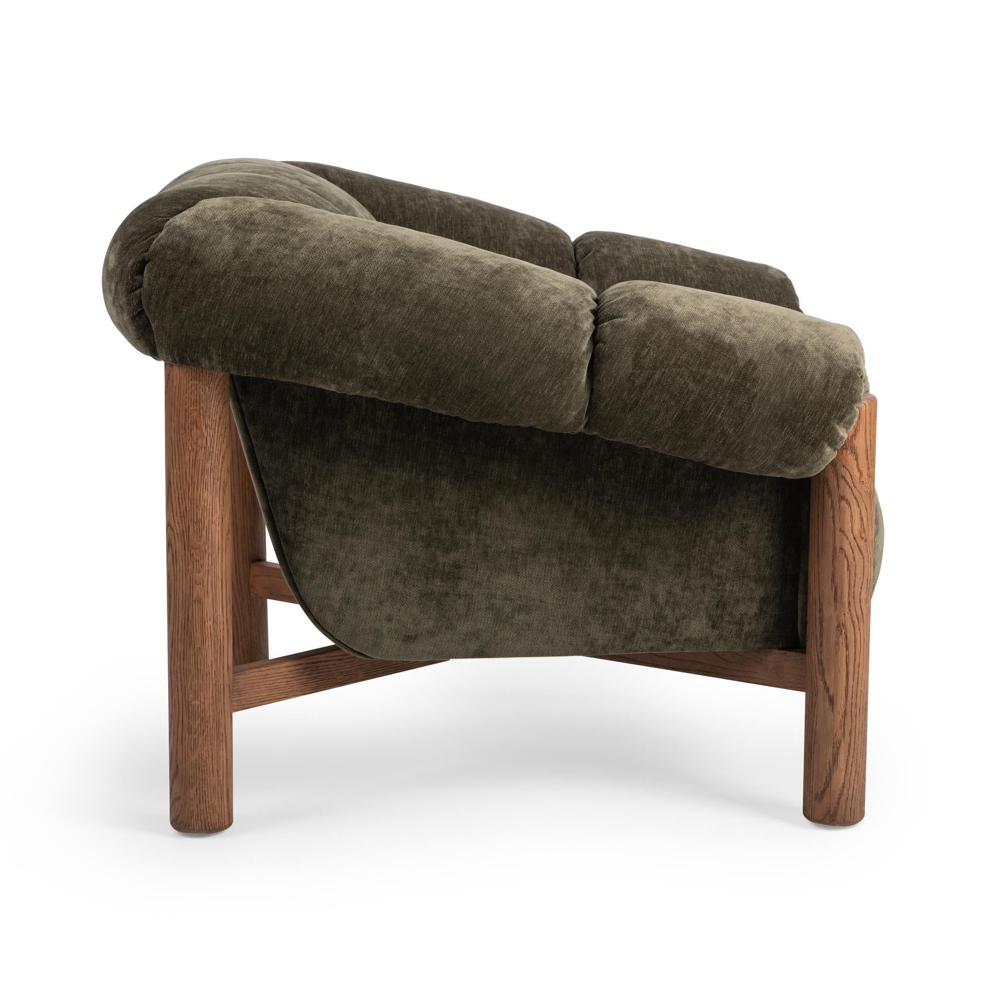 Sansa - Accent Chair - Olive Green
