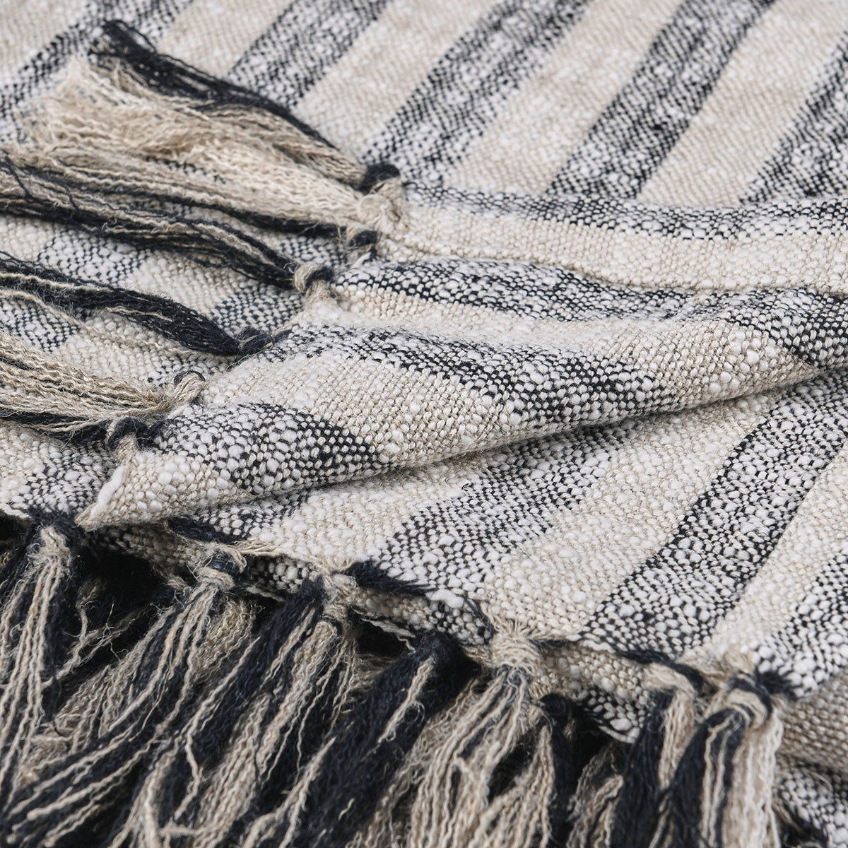 Throws - TC Linna Throw - Natural / Black