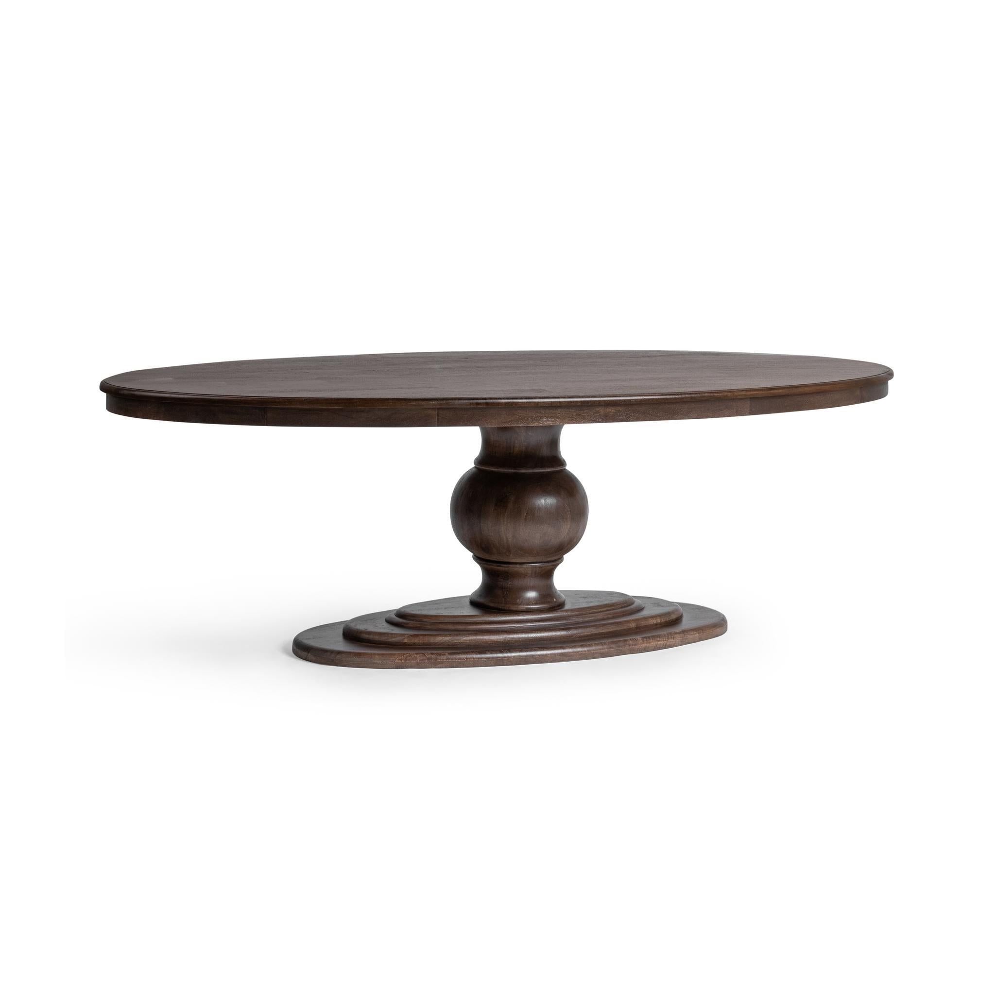 Brookside - Oval Dining Table - Cocoa Brown