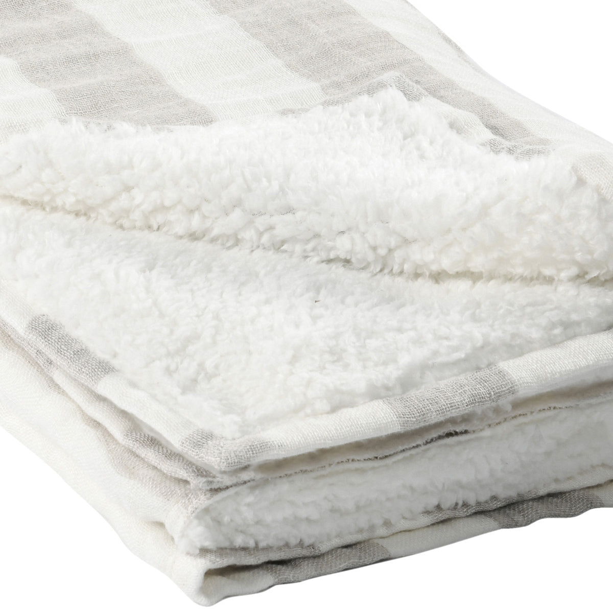 Throws - TC Atwater Throw - Ivory / Gray