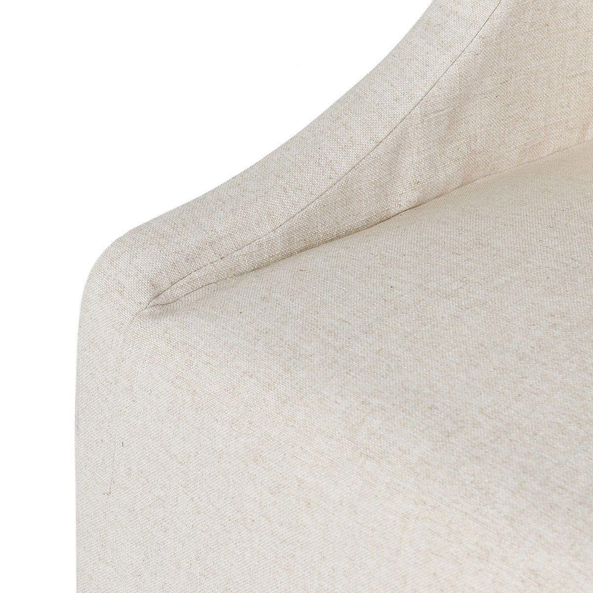 Warwick - Upholstered Rolling Dining Chair