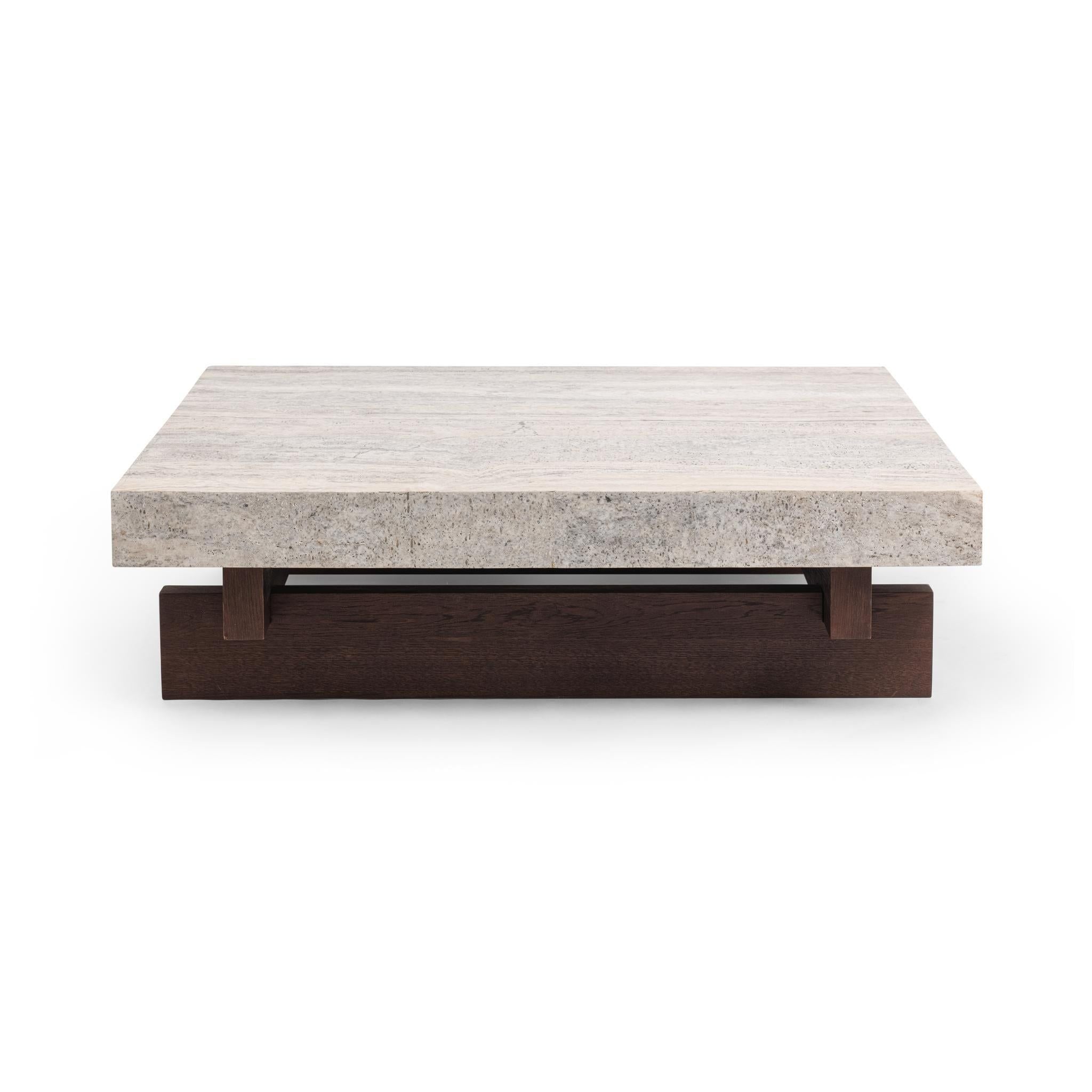 Alysa - Square Coffee Table - Riverstone Blend