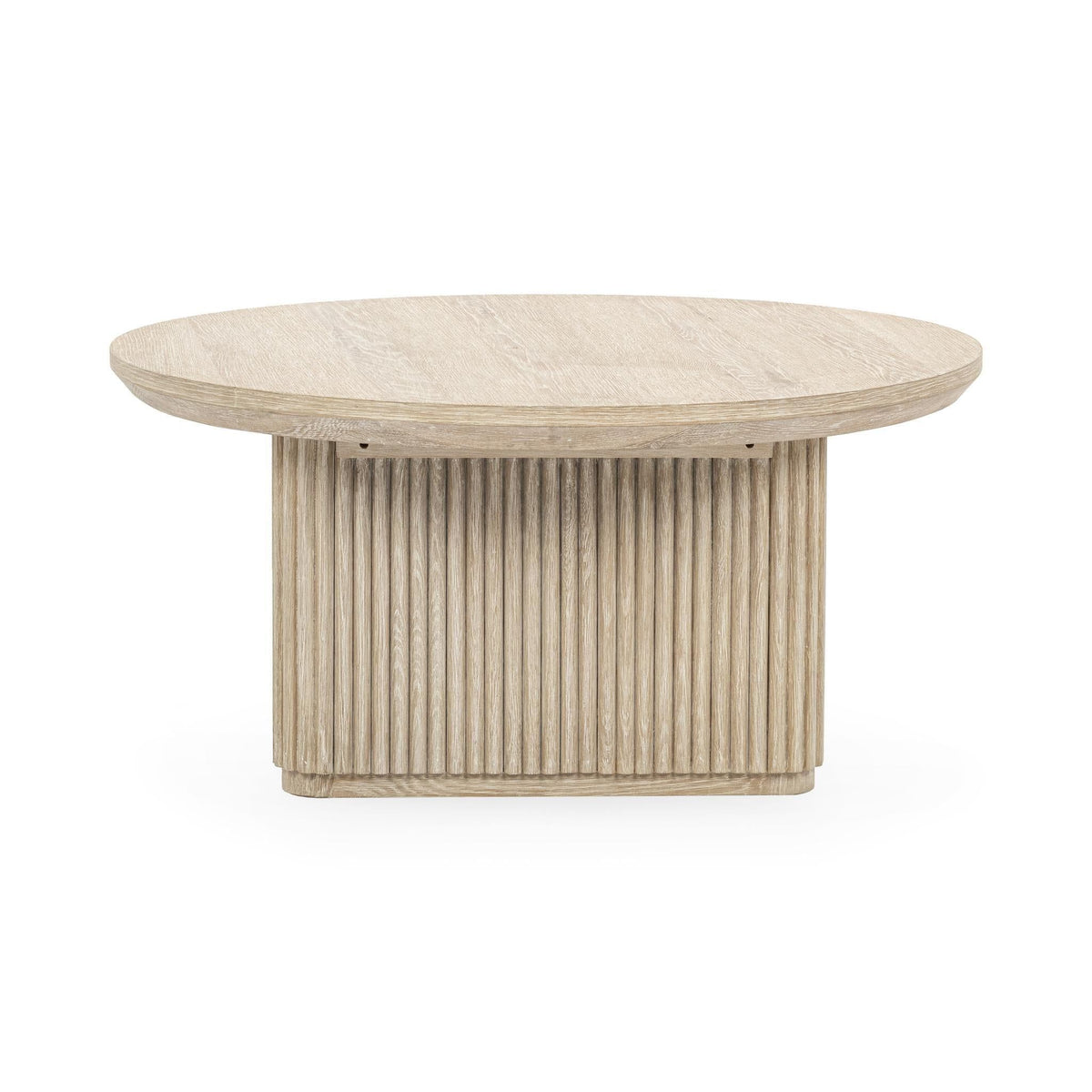 Vander - Solid Wood Round Coffee Table