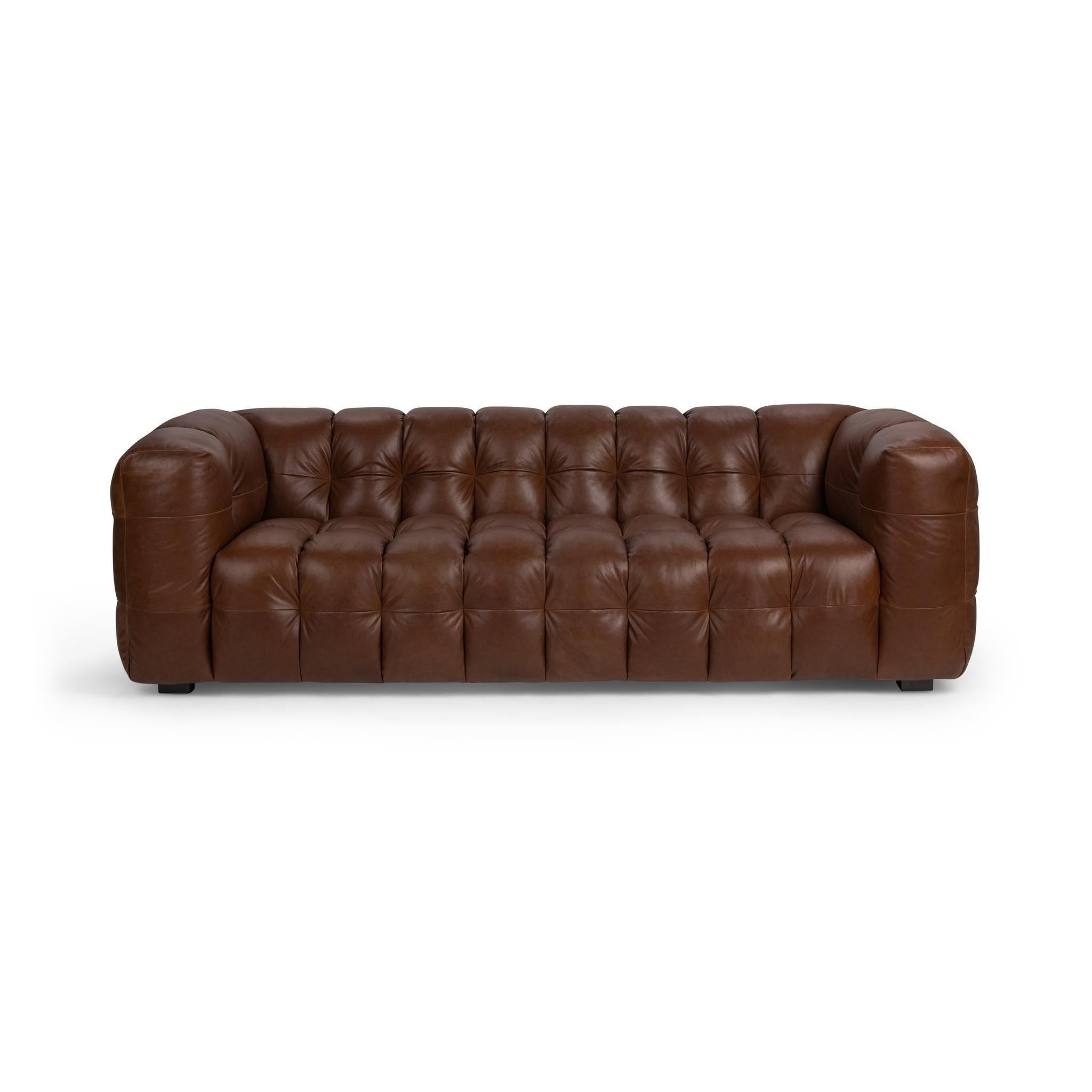 Halston - Sofa - Chestnut Elite
