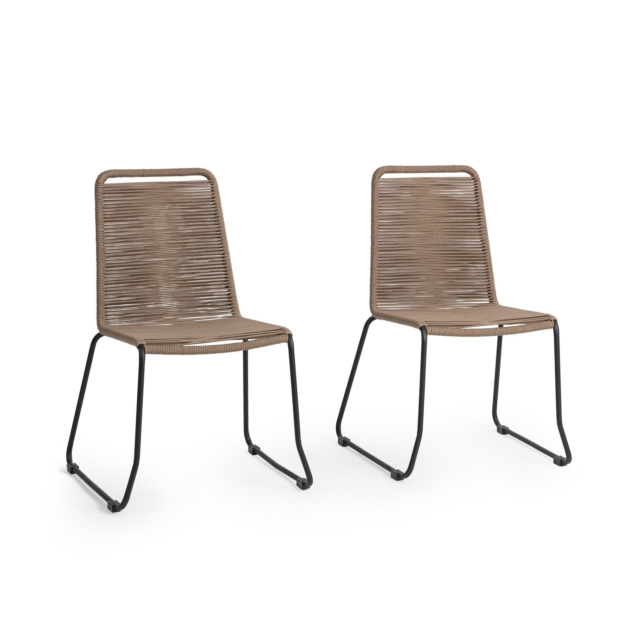 Joslyn - Dining Chair (Set of 2) - Woven Clay