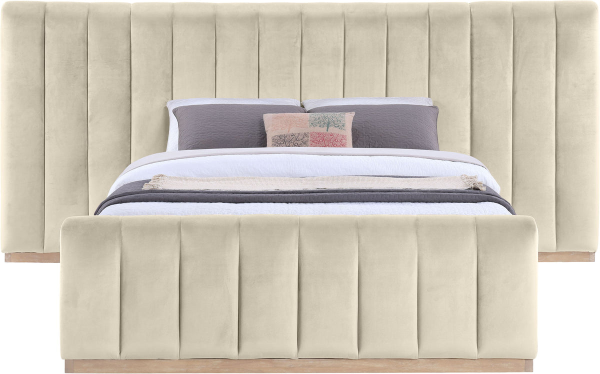 Amara - Velvet Upholstered Bed