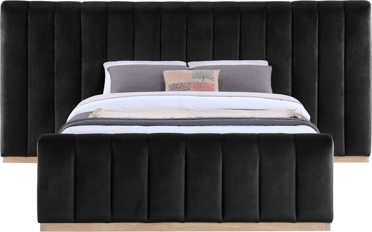 Amara - Velvet Upholstered Bed