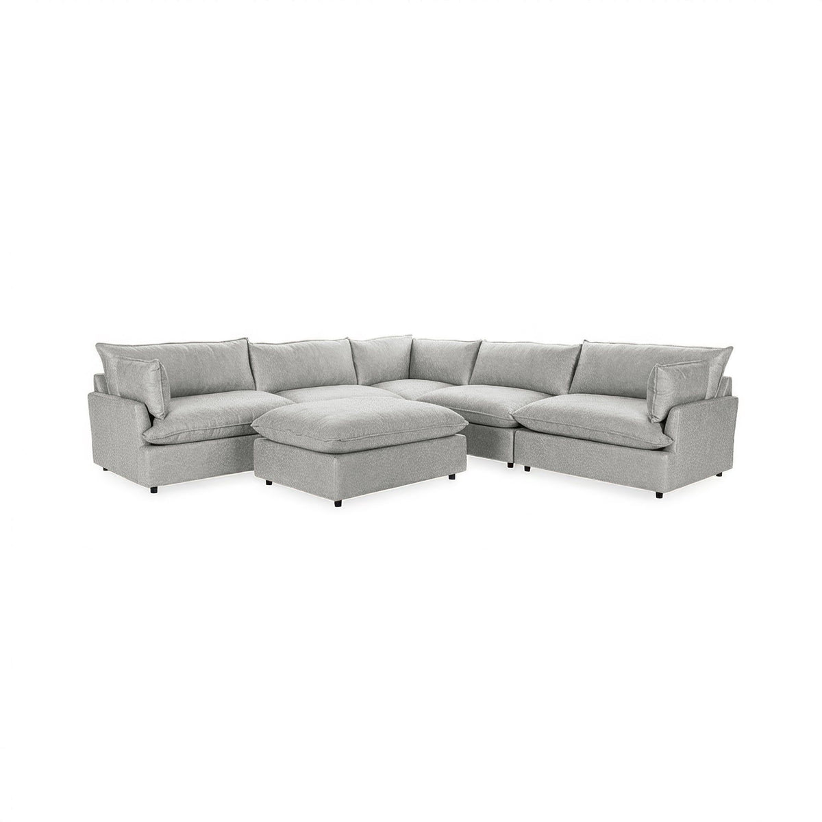 Caplan - 6 Piece Modular Sectional With Ottoman