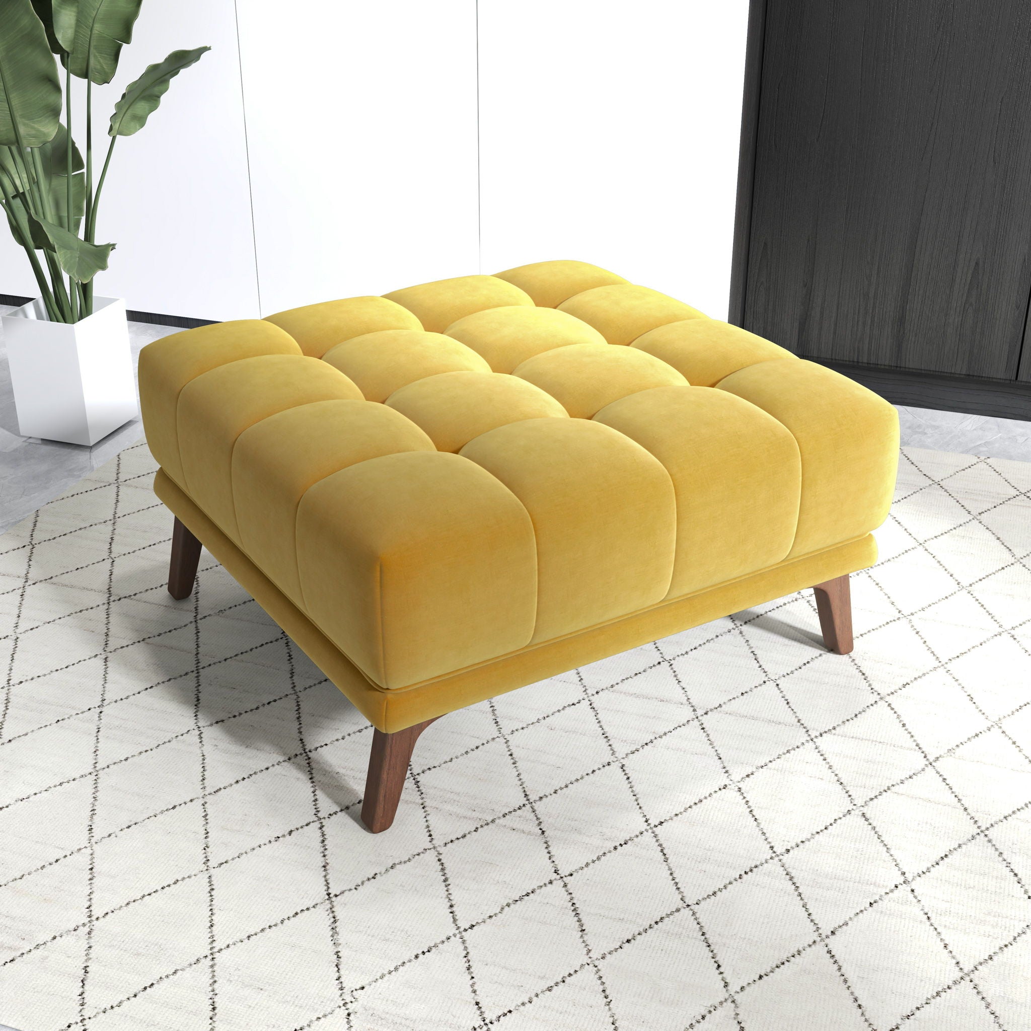 Addison - Square Upholstered Ottoman