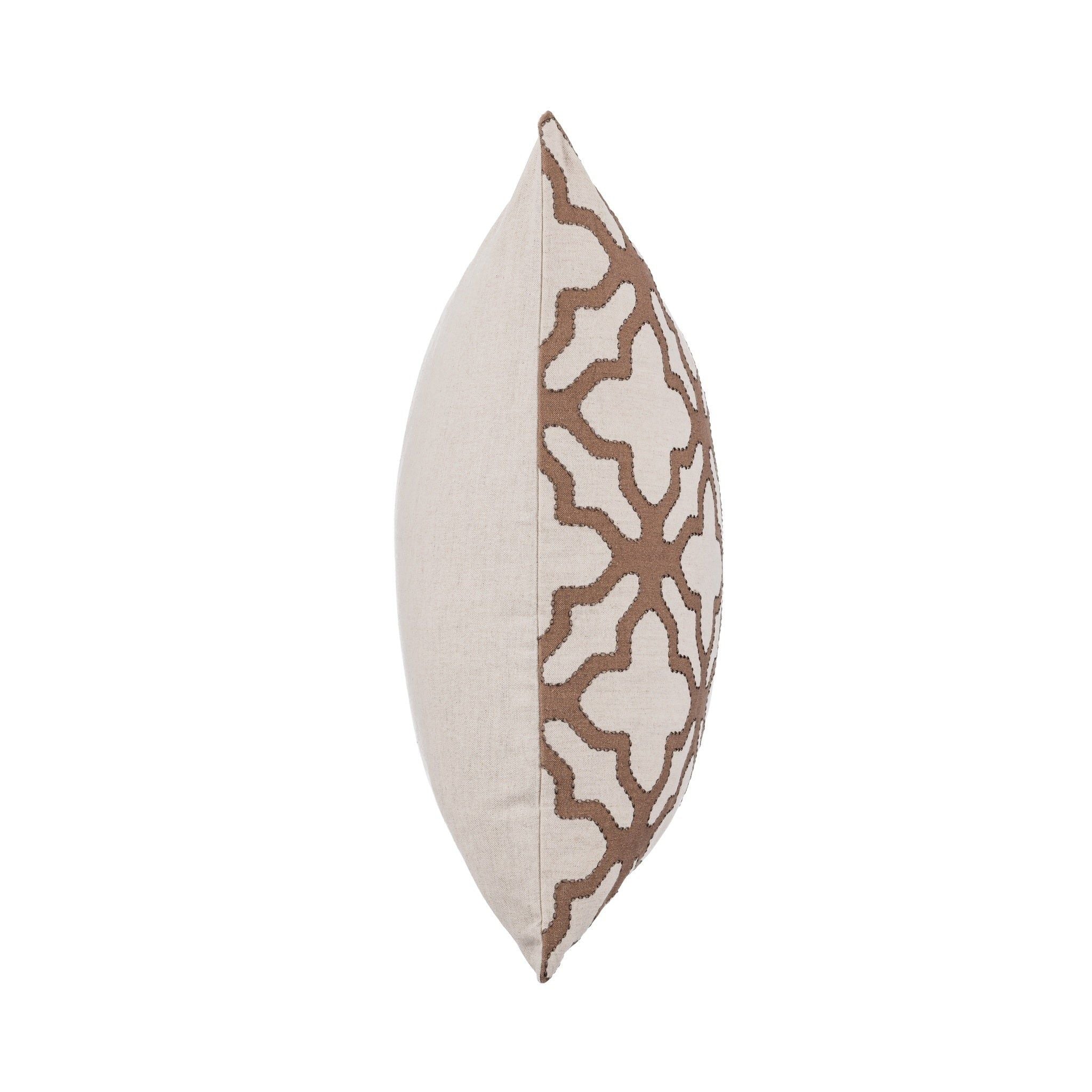 Lineage - Mullan 22" x 22"Pillow - Frothed Brown