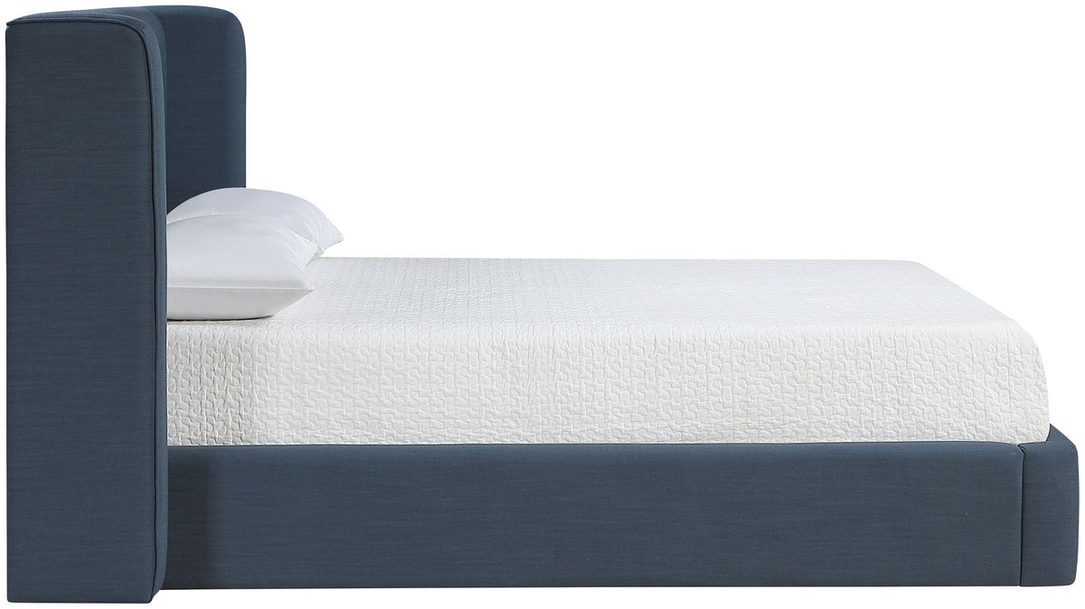 Kendall - Linen Textured Fabric Upholstered Bed