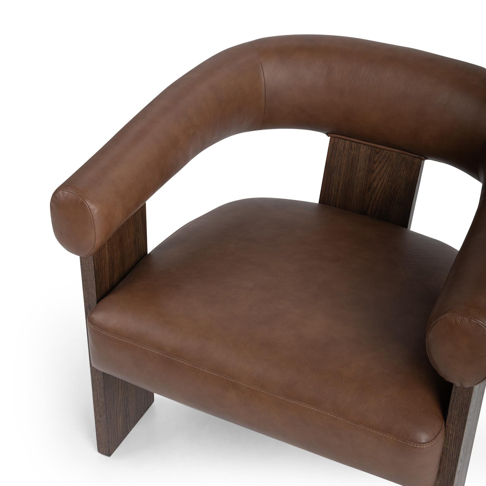 Julina - Accent Chair - Rich Cocoa