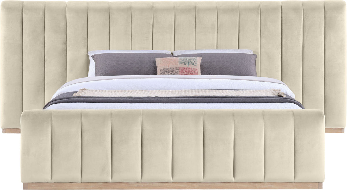 Amara - Velvet Upholstered Bed