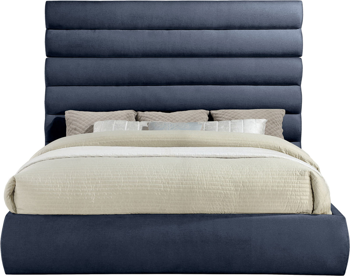 Adam - Chenille Fabric Bed With 70.5" Headboard