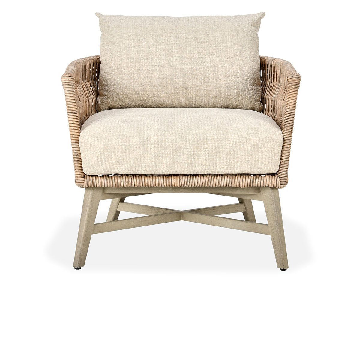 Collins - Outdoor Accent Chair - Natural / Sand