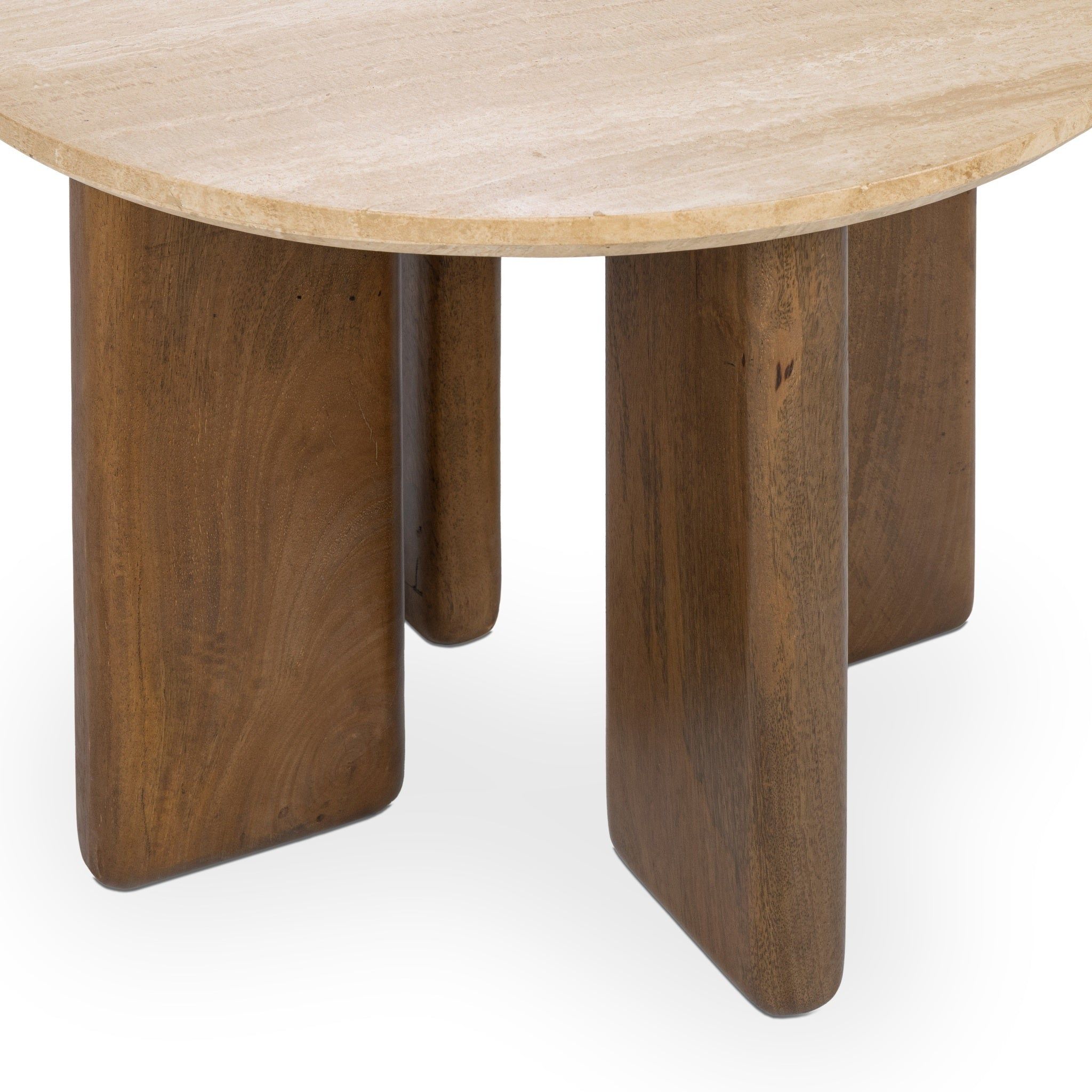 Idella - Travertine Round Table
