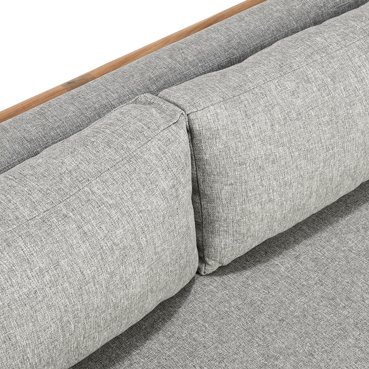 Aston - Outdoor Sofa - Natural / Gray