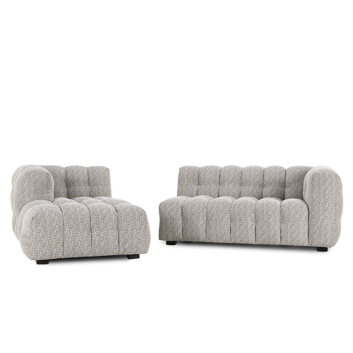 Walter - Sectional With LAF Chaise - Heathered Gray