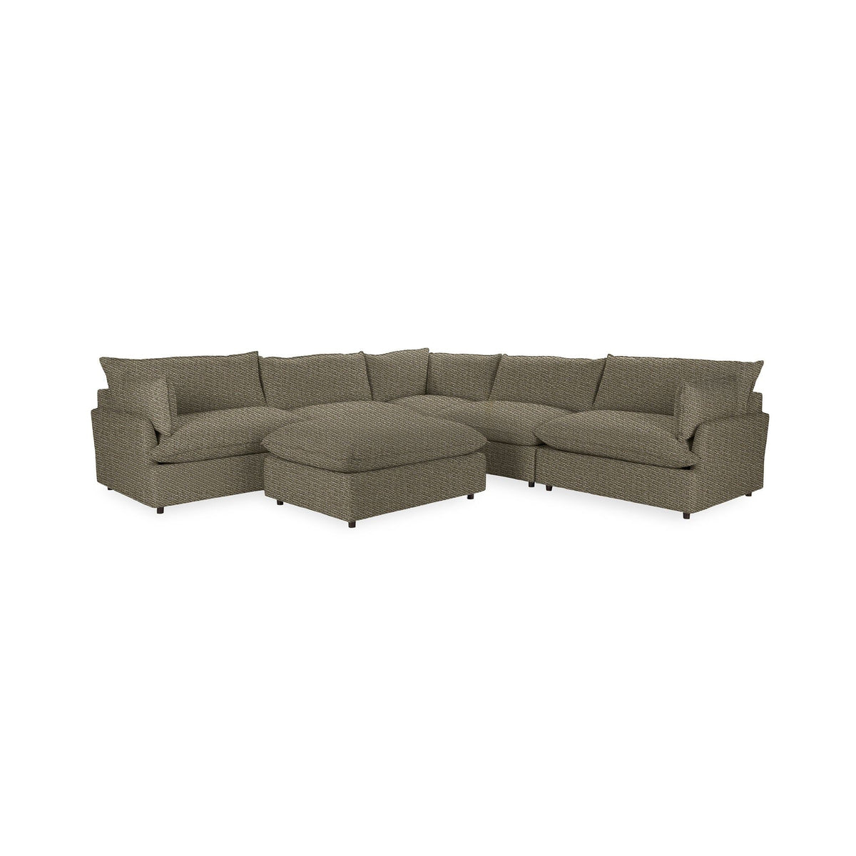 Caplan - 6 Piece Modular Sectional With Ottoman