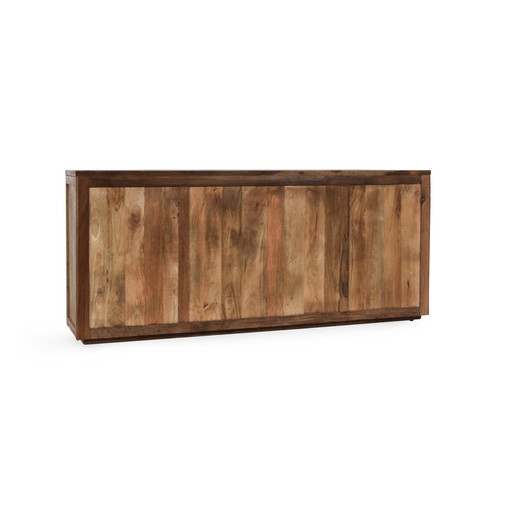 Jett - Wood 4 Door Cabinet - Natural