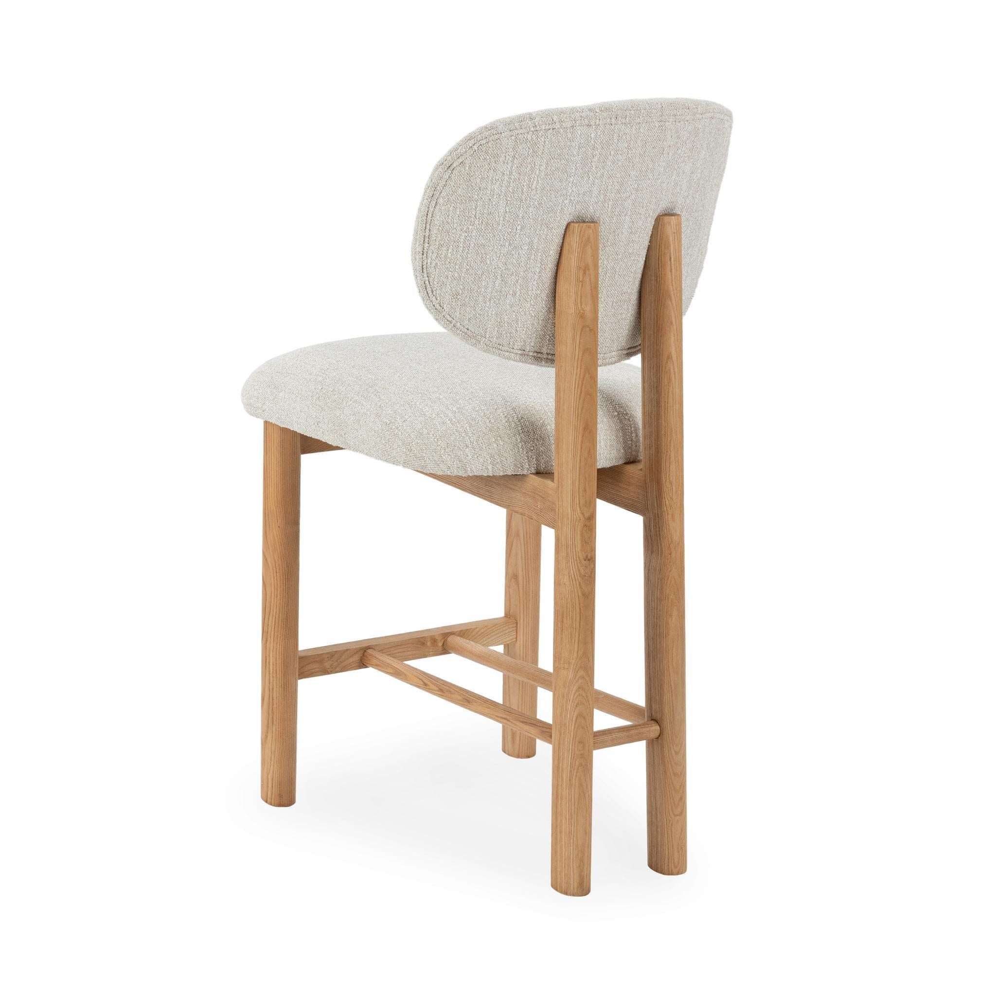 Delancey - Upholstered Counter Stool - Autumn Cream