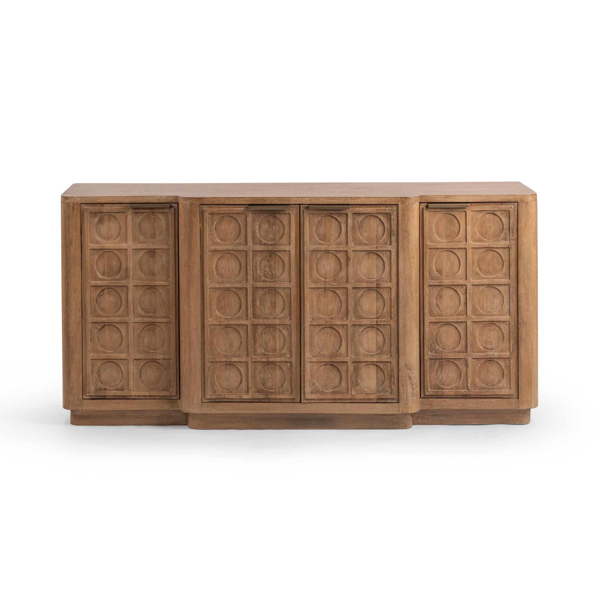 Clevland - 4 Door Cabinet - Santy Taupe