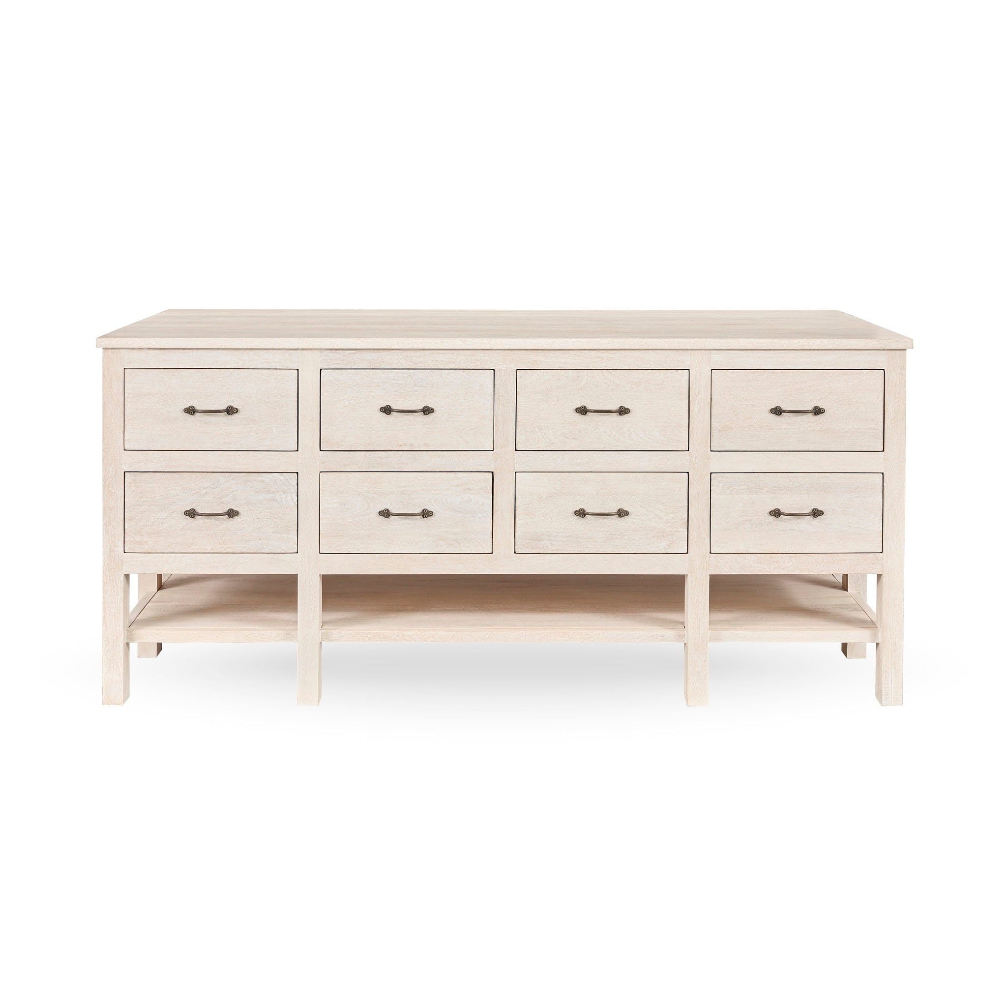 Workstation - White Washed