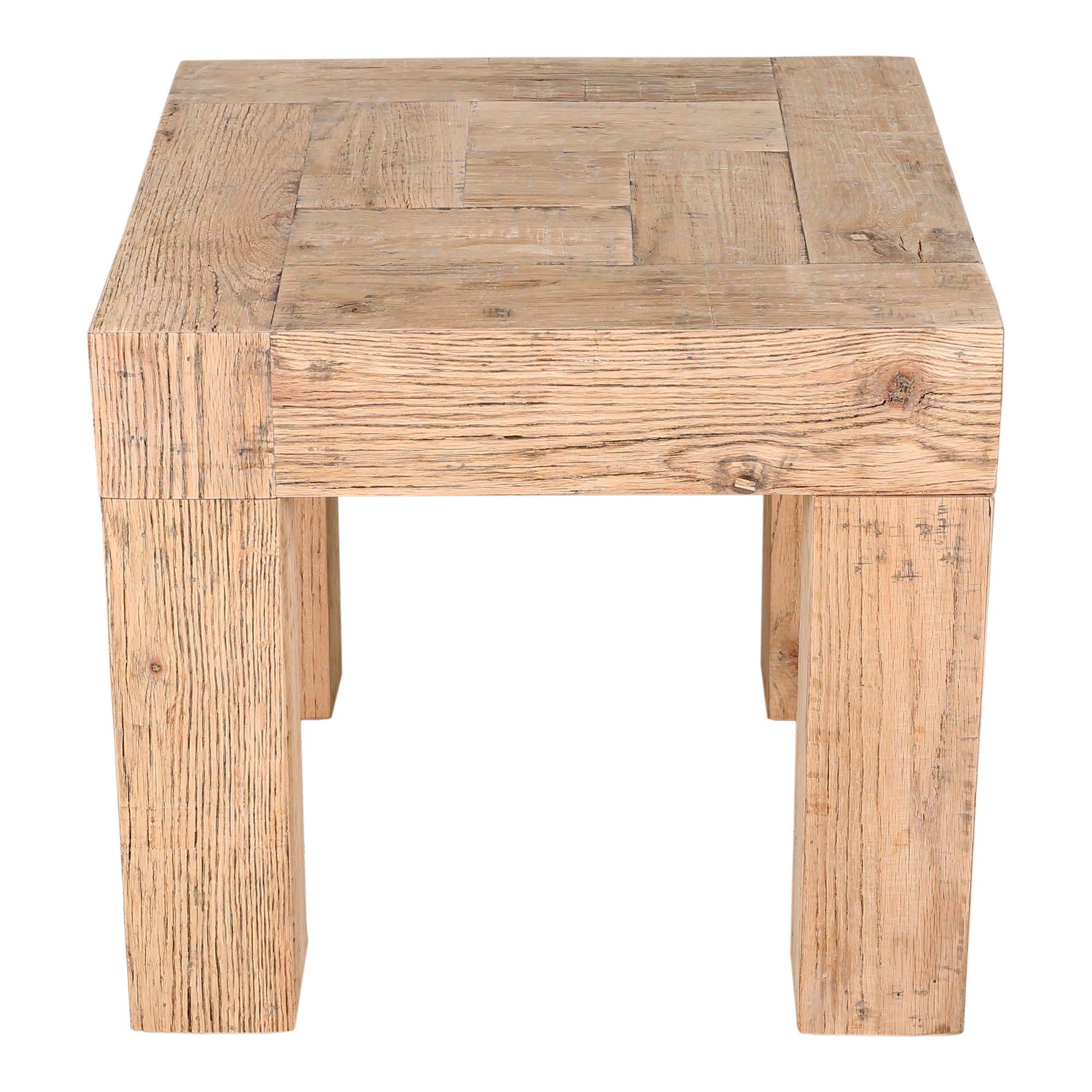 Evander - Side Table - Aged Oak