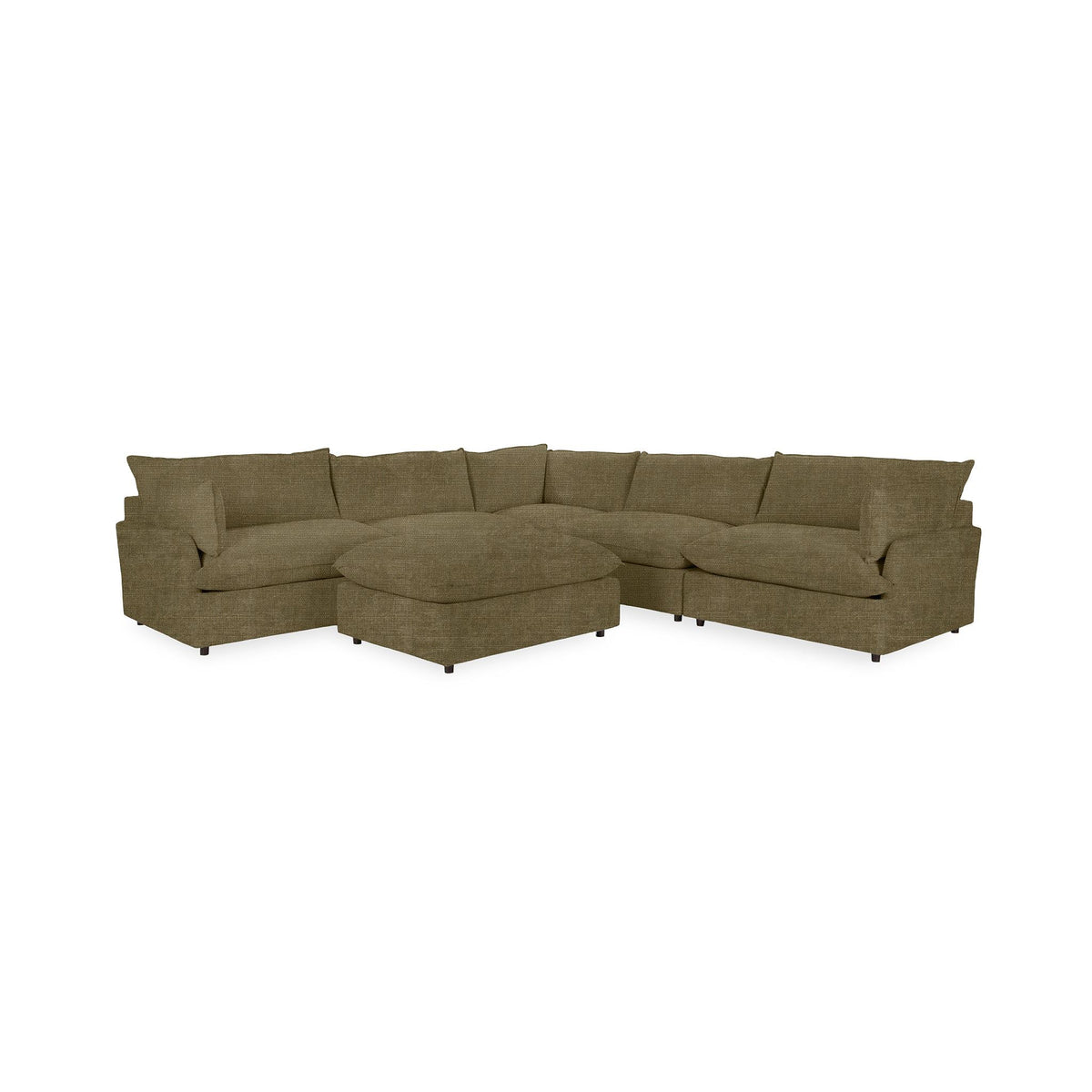 Caplan - 6 Piece Modular Sectional With Ottoman