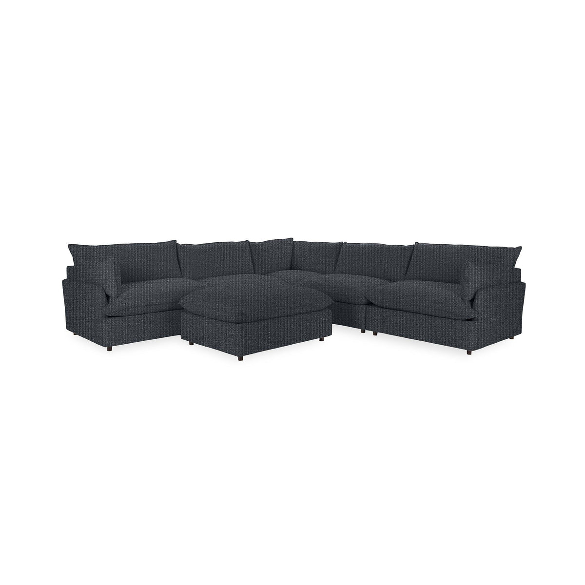 Caplan - 6 Piece Modular Sectional With Ottoman