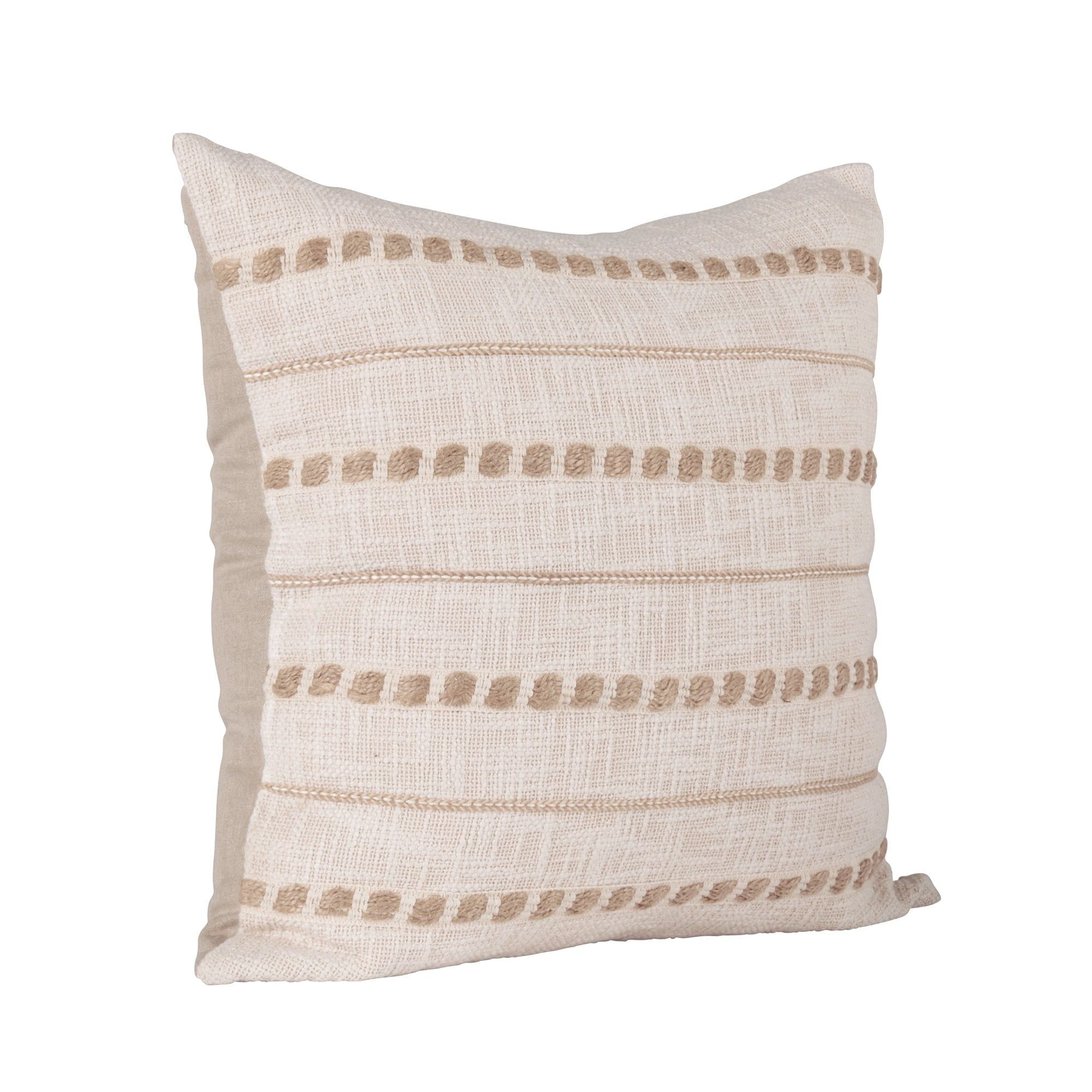 Melange - Lago Pillow - Ivory / Natural