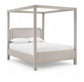Salina - Linen Textured Fabric Upholstered Bed