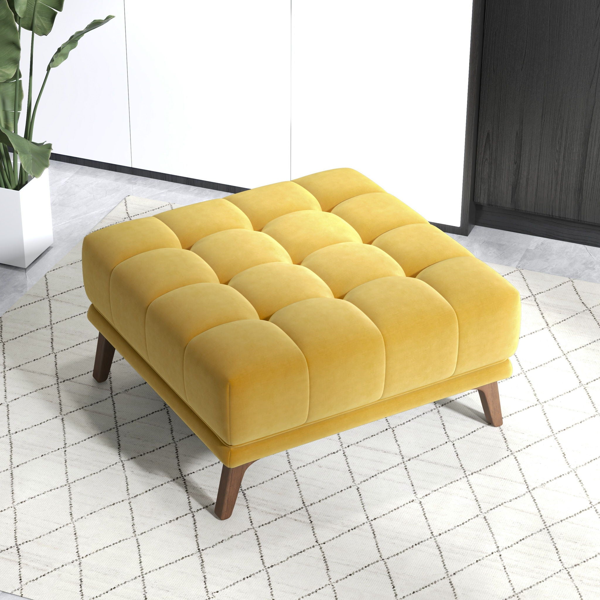 Addison - Square Upholstered Ottoman