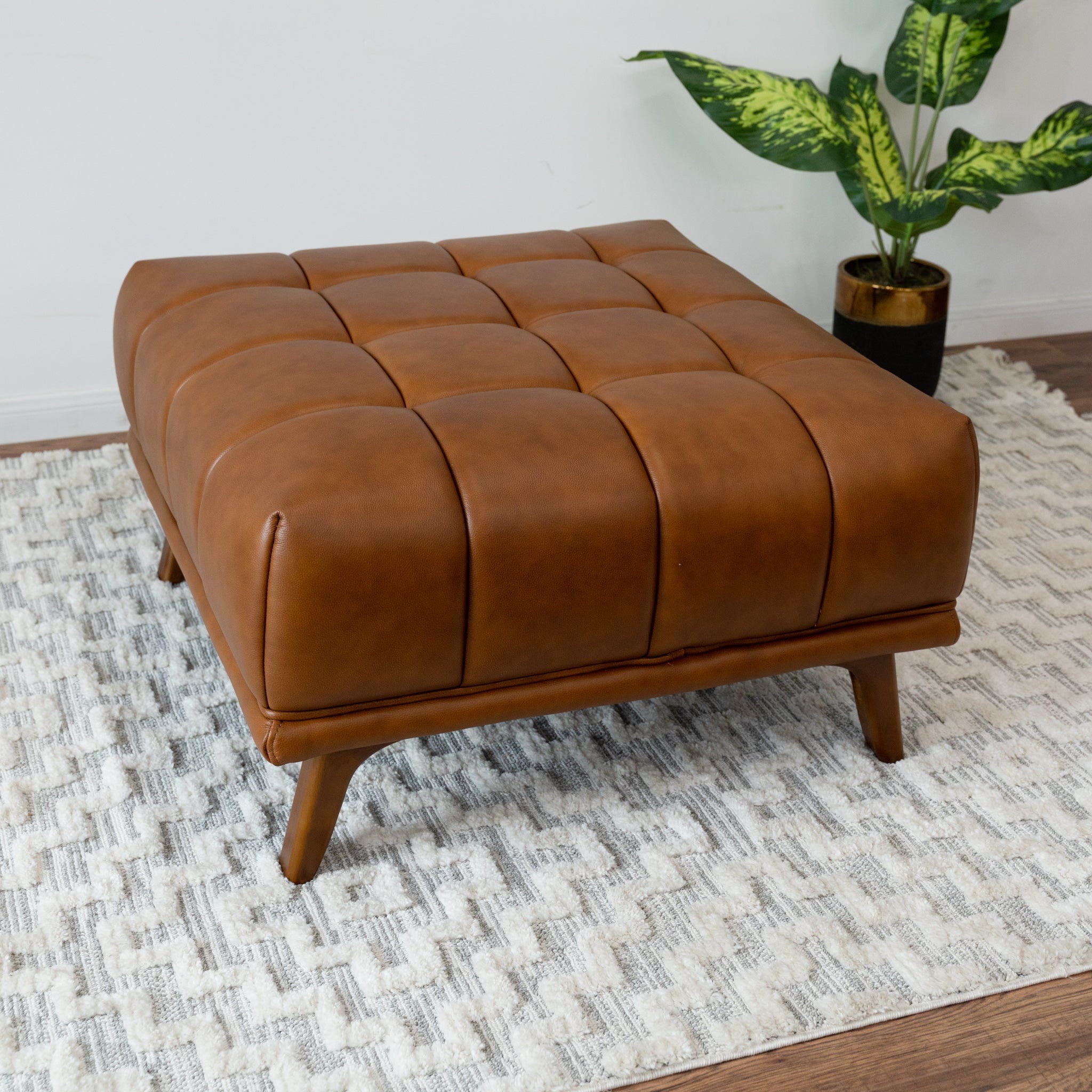 Addison - Square Upholstered Ottoman