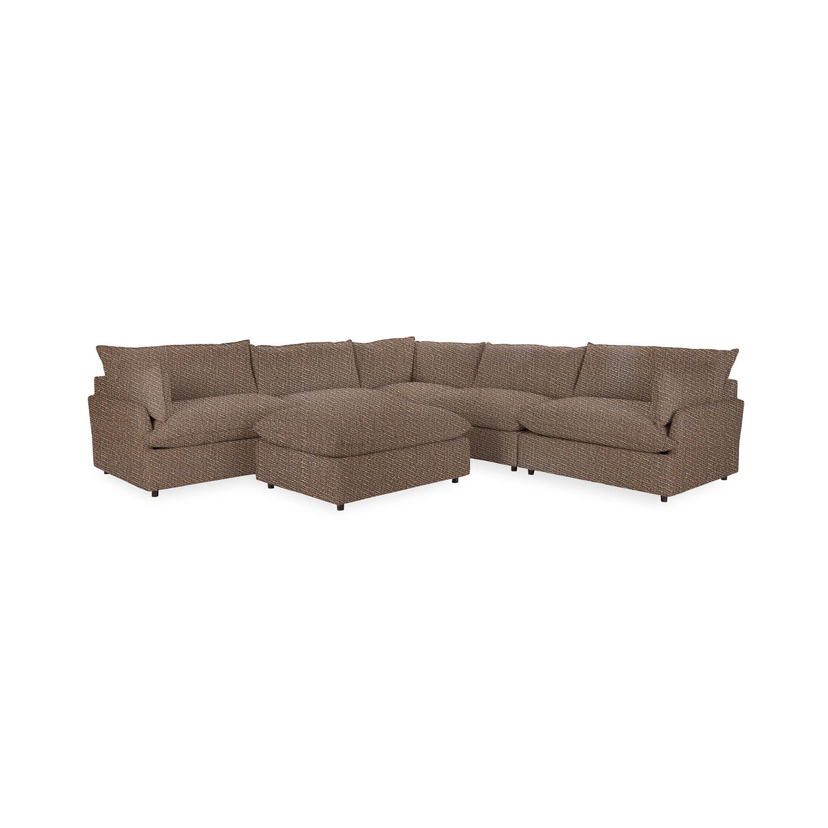 Caplan - 6 Piece Modular Sectional With Ottoman