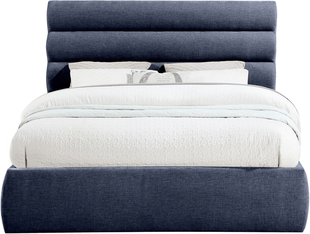 Adam - Chenille Fabric Bed With 52" Headboard