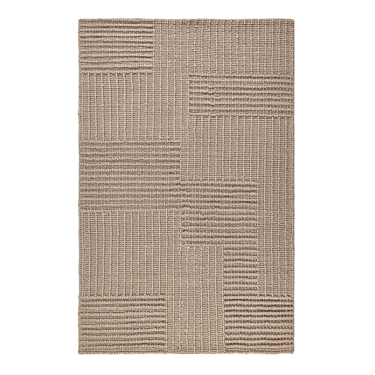 Berlin Check - Recycled Yarn Area Rug