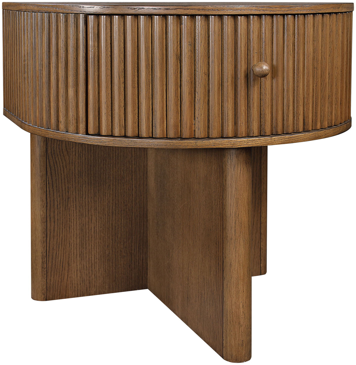 Cortland - Acacia Veneer And Solid Wood Night Stand