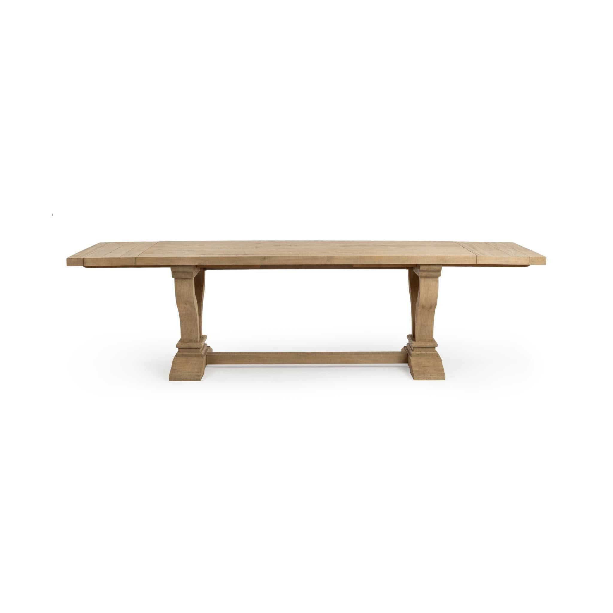 Julia - 86-110" Extension Dining Table - Soft Earth