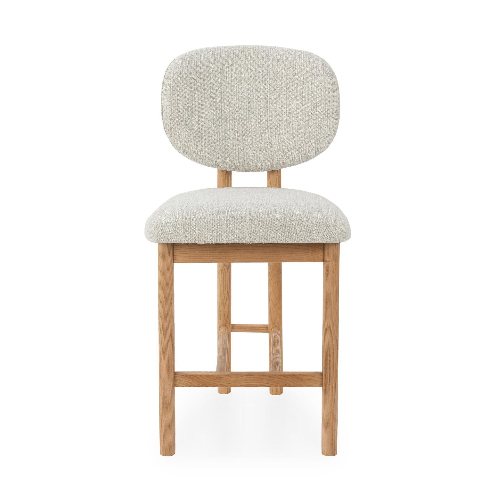 Delancey - Upholstered Counter Stool - Autumn Cream